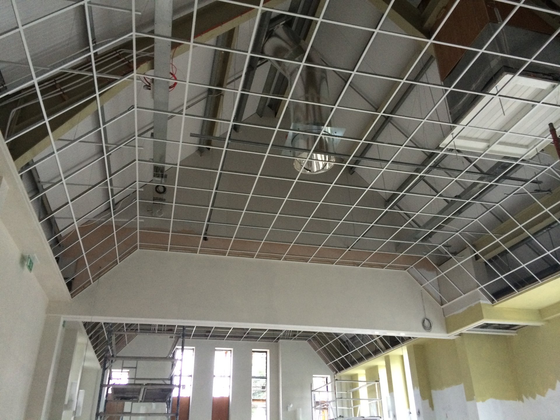 Suspended Ceiling Tile Installation